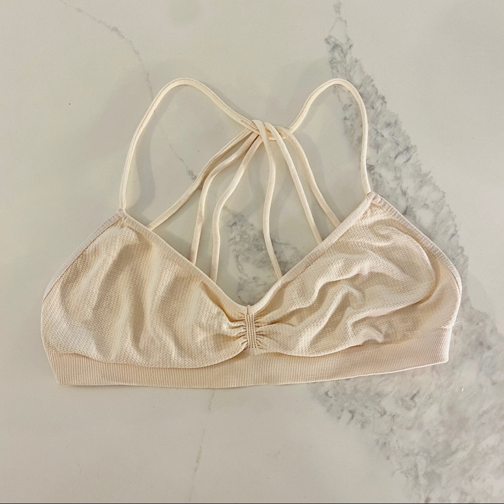 Free People Intimately Strappy Bralette Blush Nude